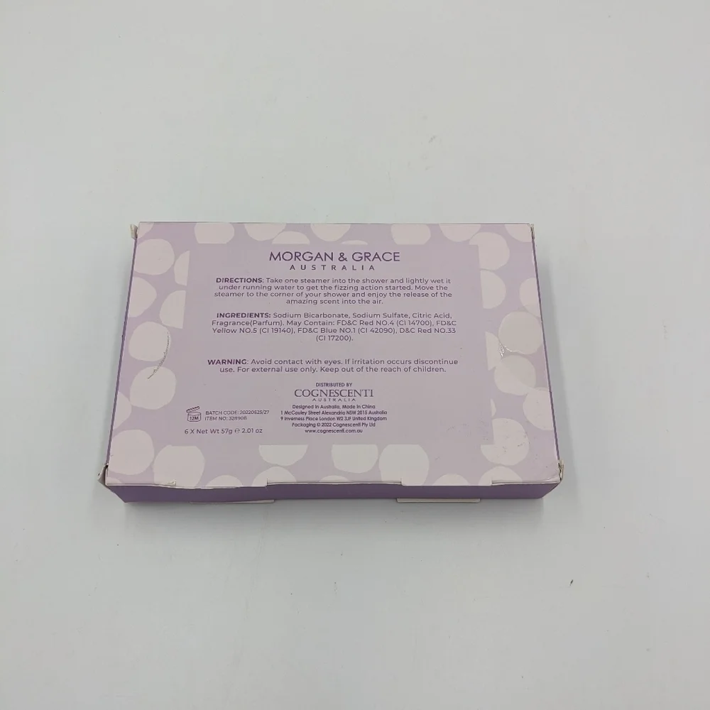 NWT Morgan & Grace Winter Berries Shower Steamers